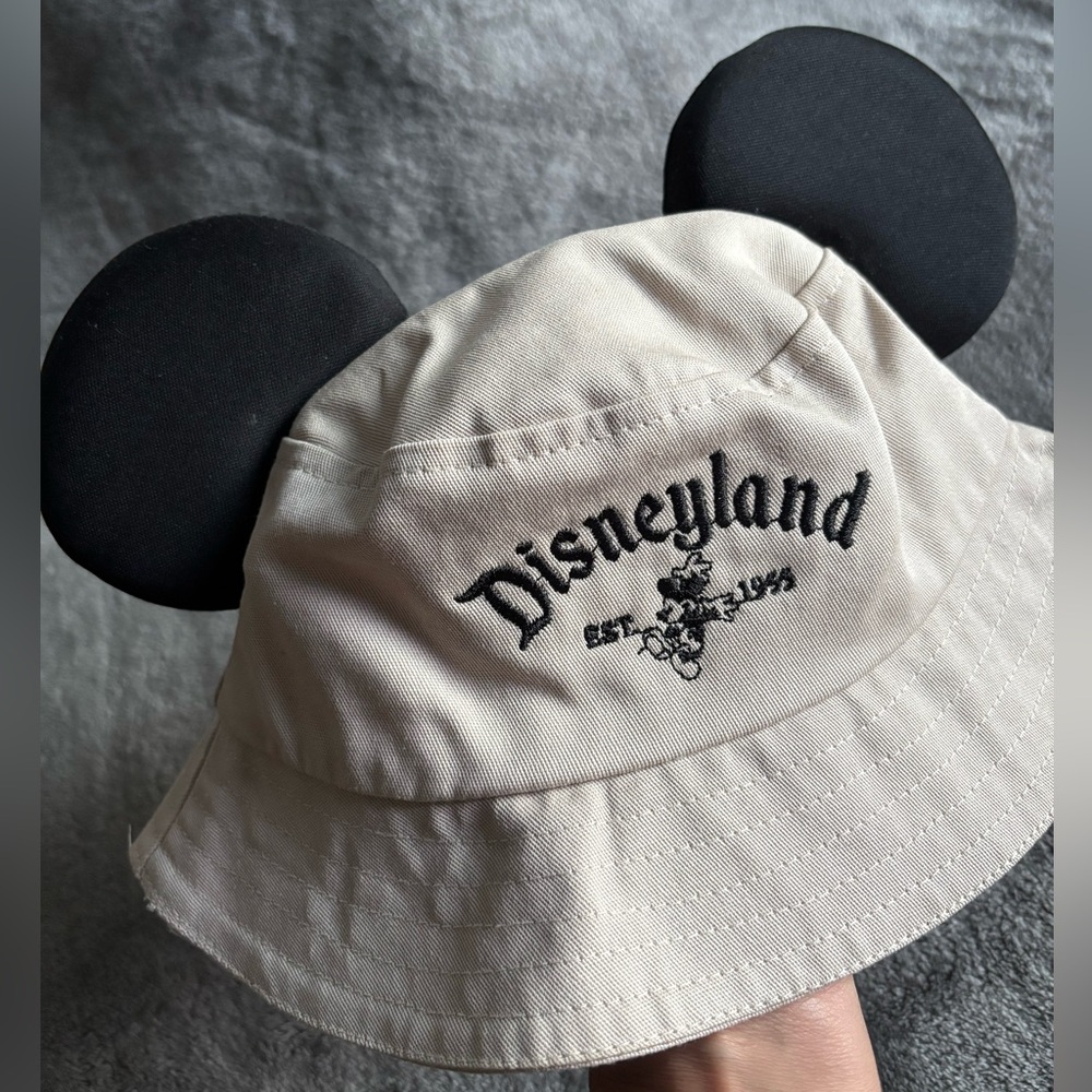 Disneyland toddler Mickey Mouse Bucket Hat - Black and Tan